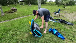 Body Glove Performer 11 Paddle Board Canada Unboxing, Setup, Test, and Re-Pack.