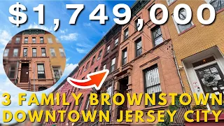 INSIDE a MULTI FAMILY BROWNSTONE in DOWNTOWN JERSEY CITY | 5 Bed 3 Bath | 120 Mercer St