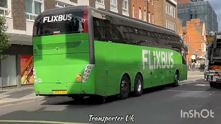 Uk Coaches Exit From London Victoria Arrival Station