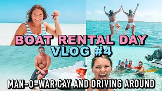 BOAT RENTAL IN EXUMA | vlog #4 | Man-O-War Cay & more