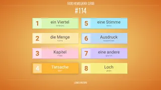 #114 | 1000 немецких слов. Медленная и простая немецкая разговорная практика