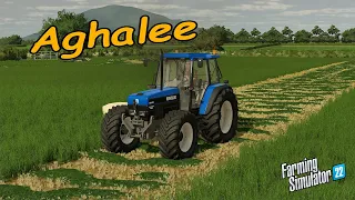 Will The Rain Ruin Our Grass ?! Ep4 | Aghalee | Farming Simulator 22