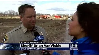 Among The Homeless From Tornado: The Sheriff