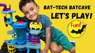 LET'S PLAY - DC Super Friends Bat-Tech Batcave | By Imaginext
