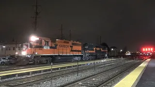 CP/NS/IHB/Metra Night Action At Franklin Park, IL 4/11/21