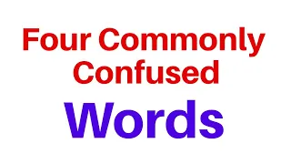 Commonly confused words in english || SSC and Bank Exams || English with Ranjan Sir ||