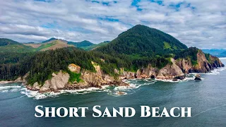 Short Sand Beach | Oswald West State Park | Drone Tour | Oregon Coast