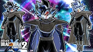 NEW ALPHA GOKU BLACK GAMEPLAY - Dragon Ball Xenoverse 2 Alpha Ultra Instinct Goku Black Design