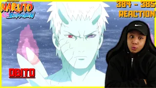 🧃 NARUTO ATTEMPTS TALK NO JUTSU ON OBITO 🧃 | Naruto Shippuden Episodes 384 & 385 | Reaction