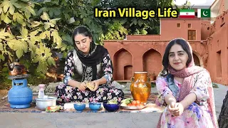 Morning Routine of Village Women | Rural Life in Mountain | Cooking traditional breakfast Iran
