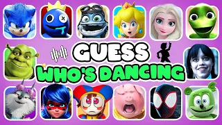 Guess The Meme & Who Is Dancing ? 🎵🎙️ Crazy Frog, Elsa, Pomni, Cosita, Rainbo Friend, Wednesday