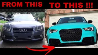 BUILDING A AUDI A5 IN 10 MINUTES!!!!