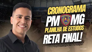 Cronograma de Estudos Completo para o Concurso PM MG 2024!