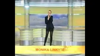«Labas rytas» Simpatiška ir balsinga atlikėja Monika Linkytė atliko dainą "Happy"