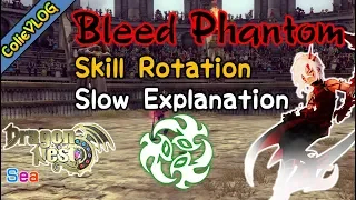 [Bleed Phantom] Skill Rotation l Slow Explanation l ColieVLOG#107-【DragonNest SEA】