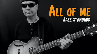 All of me - Bossa Nova Style - Achim Kohl Jazz Guitar (tabs available)