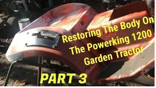 Restoring The PowerKing 1217 Fiberglass body - Part 3 finale