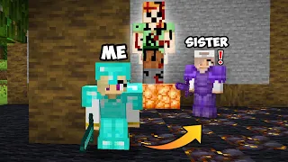 I Became Deadliest GIANT ALEX  In My Sister's ILLEGAL SMP || Trolling Sister #1