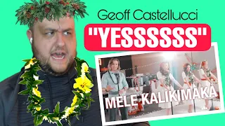 Geoff Castellucci "Mele Kalikimaka" | Voice Teacher Reaction