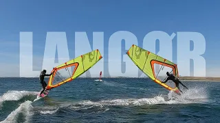 LIGHT WIND FREESTYLE SESSION in FLAT WATER PARADISE I Langør