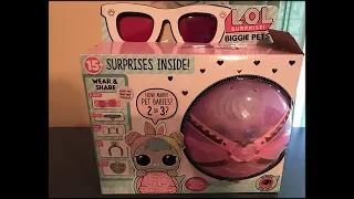 Opening LOL Surprise Biggie Pets Awesome Suprise