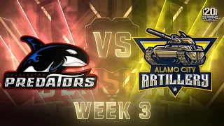 SFL Season 20, Week 3: Charleston @ Alamo City