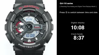 How To Set The GA-110 series Full Tutorial | #gshock #casioak #casio