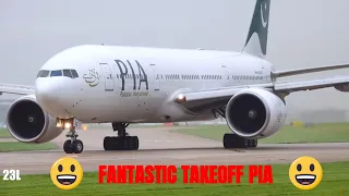 PIA Pakistan International Airlines AP-BGZ B77L PK702 Manchester To Islamabad 25/09/2019