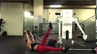 Пресс с блинчиком/ ABS SIT-UPS WITH a plate