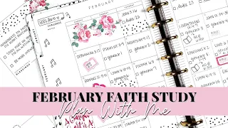 My Faith Study Plan for February| Bible Study| War Binder| The Happy Planner