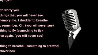 R.E.M. - Try Not to Breathe (lyrics)