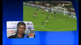 Milan VS Inter 0-4 - Intervista Mourinho
