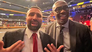 PAULIE MALIGNAGGI & ANTONIO TARVER SEND GIVE US THE FIGHT MESSAGE TO SPENCE & CRAWFORD AFTER KO WIN