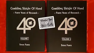 Unboxing: Gambling Sleight of Hand - Forte Years of Research by Steve Forte!
