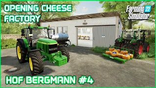 Swapping Fields, Producing Cheese - Hof Bergmann #4 - Farming Simulator22 Timelapse