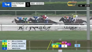 Gulfstream Park Carrera 1 - 10 de Mayo 2020