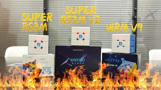 Moyu Super RS3M VS Super RS3M V2 VS V9