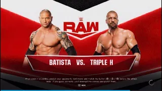 WWE 2K22 | Batista vs Triple H