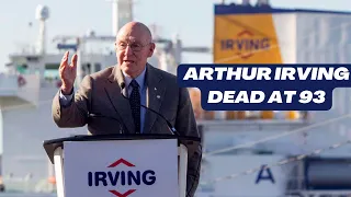 Arthur Irving dead at 93