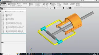 Моделирование сборок в КОМПАС-3D: механизм швабры