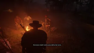 Red Dead Redemption 2: John Marston Talking About Blackwater by Campfire (Gang Conversations)