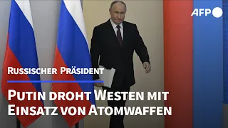 Putin droht dem Westen erneut mit Einsatz von Atomwaffen | AFP