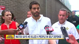 Quadruple murder suspect Adam Matos takes stand, claims self-defense led to killings