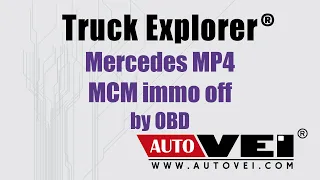 How to make IMMO OFF in Mercedes MP4 truck?