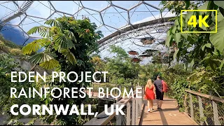 CORNWALL, UK | Eden Project, the Largest Indoor Rainforest in the World! | 4K Tour