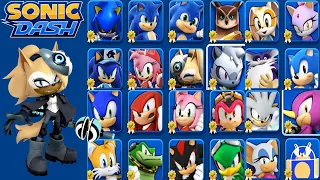 Sonic Dash - Whisper Unlocked Fully Upgraded vs Eggman Boss & Zazz Boss All Character Gameplay