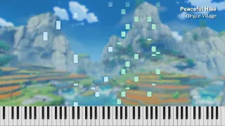 Peaceful Hike - Genshin Impact OST - Piano Arrangement (Sheet Music)