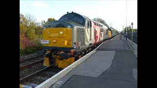 37 901 "Europhoenx" Mirrlees Pioneer and 37 418 An Comunn Gaidhealach with "Caroline" 25/10/22