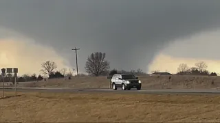 Roger Riley reports on tornado damage in Winterset