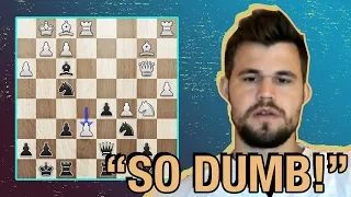 Too Much Talking, Too Little Thinking | Magnus Carlsen vs. chess24 user IM Spieljunge